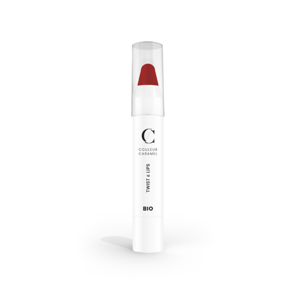 617407 Couleur Caramel Twist & Lips N°407 Glossy Red schoonheidssalon beauty4people.com nuenen