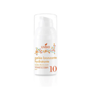 UVBIO Moisturizing Tanning Gel Body & Face SPF 10 Bio UVbio Sun Protection beauty4people.com nuenen
