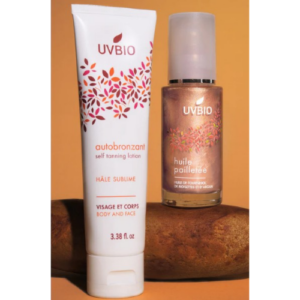 UVBIO Bronzer Set - Self Tanning Lotion & Illuminating Body Oil Bio beauty4people.com nuenen