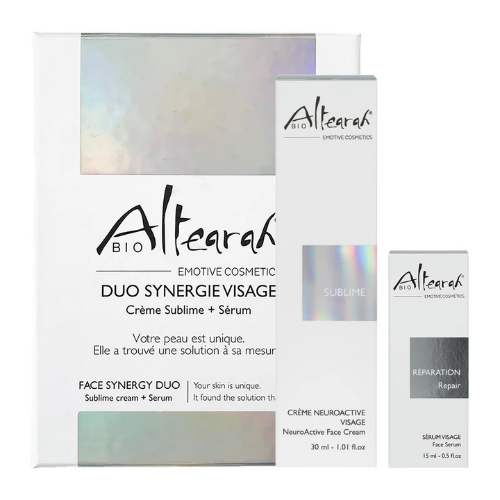 783014 Altearah Bio Emotive Cosmetics Duo-Box Sublime Cream + Serum (Silver) Repair beauty4people.com nuenen shop online