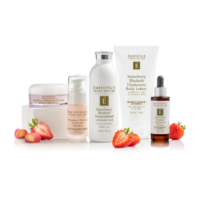eminence organic skin care strawberry rhubarb collection hydraterend aardbei rabarber collectie beauty4people.com shop online nuenen salon