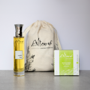 Altearah Bio Zeep en body olie gift set cadeau skin care oil white pure soap green freshness beauty4people.com shop online nuenen salon