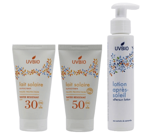 uvbio natuurlijke zonnebrand spf30 spf50 after sun beauty4people.com shop online nuenen salon